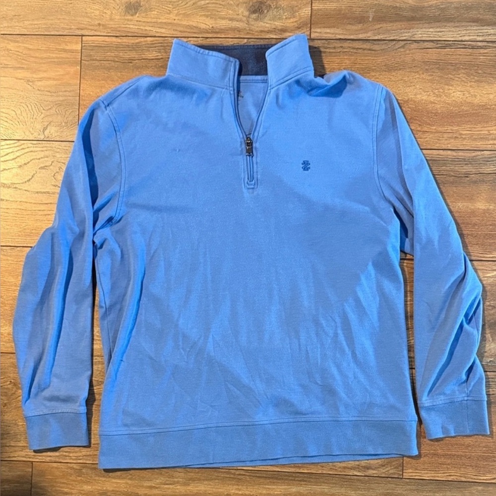 Izod Men's Light Blue Quarter-Zip Sweater